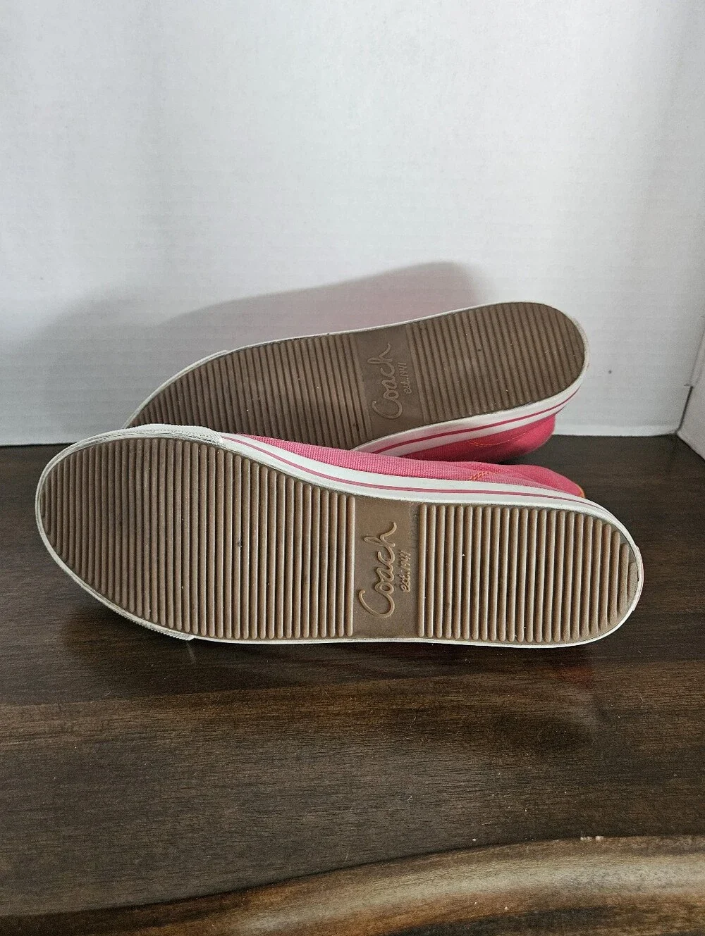 Coach Bonnie Cashin Cashin-Carry Pink Madison Ave Sneakers Size 8